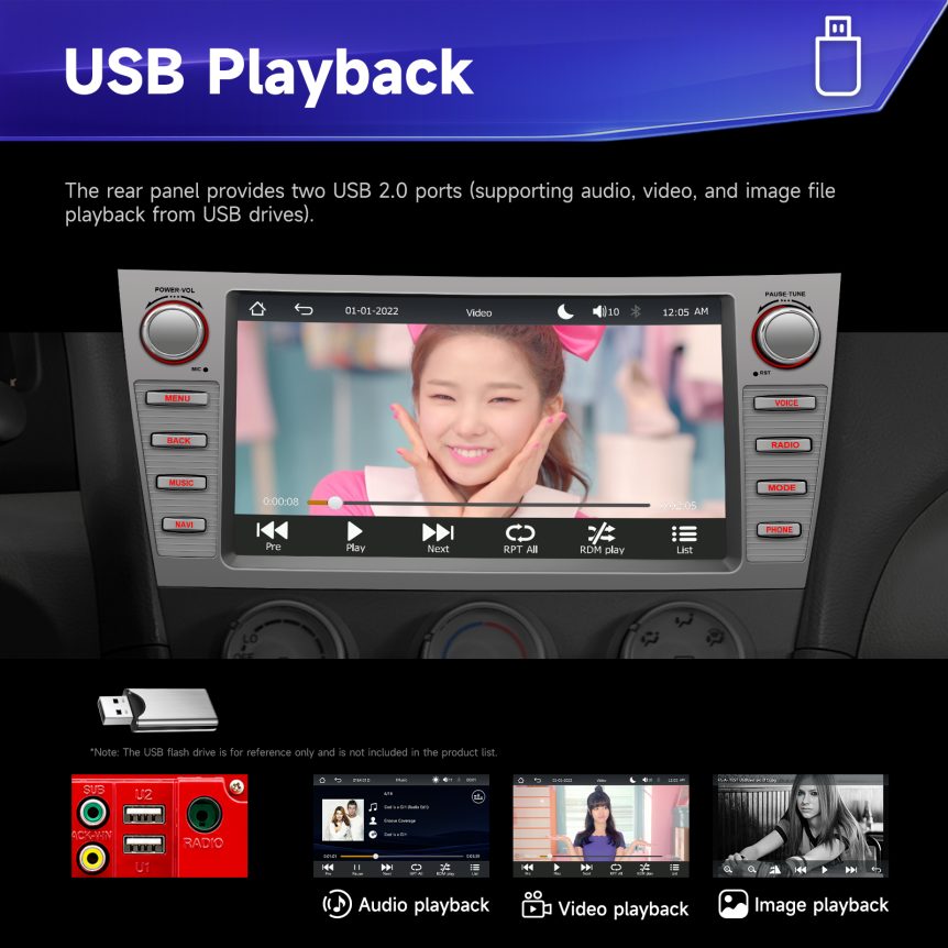 9-Inch Android Car Radio for Toyota Camry 2006-2011 2