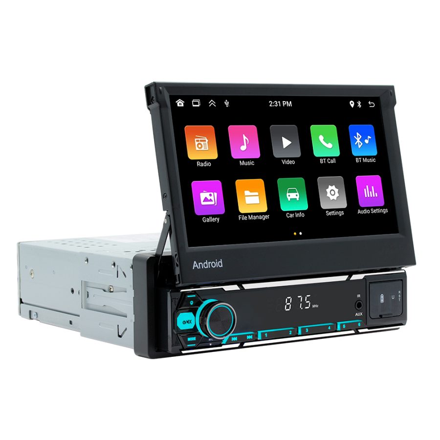Universal 6/128GB 7-Inch Retractable Car Radio for BMW
