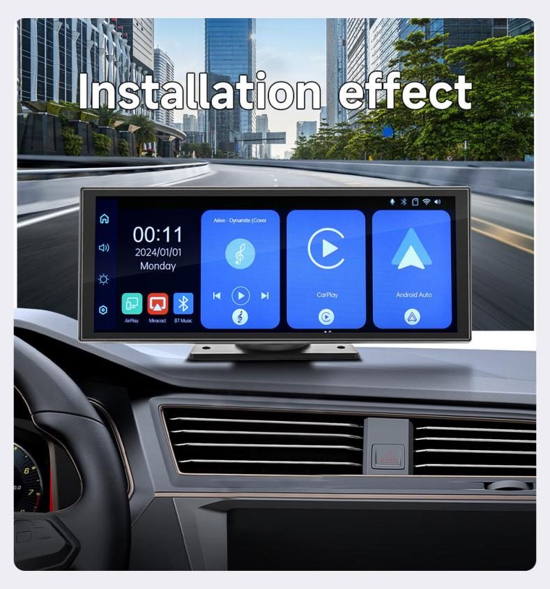 11.26-Inch Portable Car Radio with IPS Screen 2