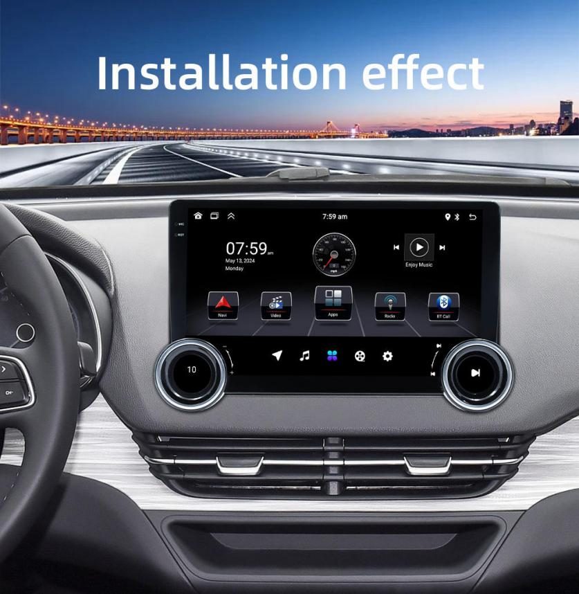 Double-DIN 10.1-Inch CarPlay Screen Android Car Radio 2