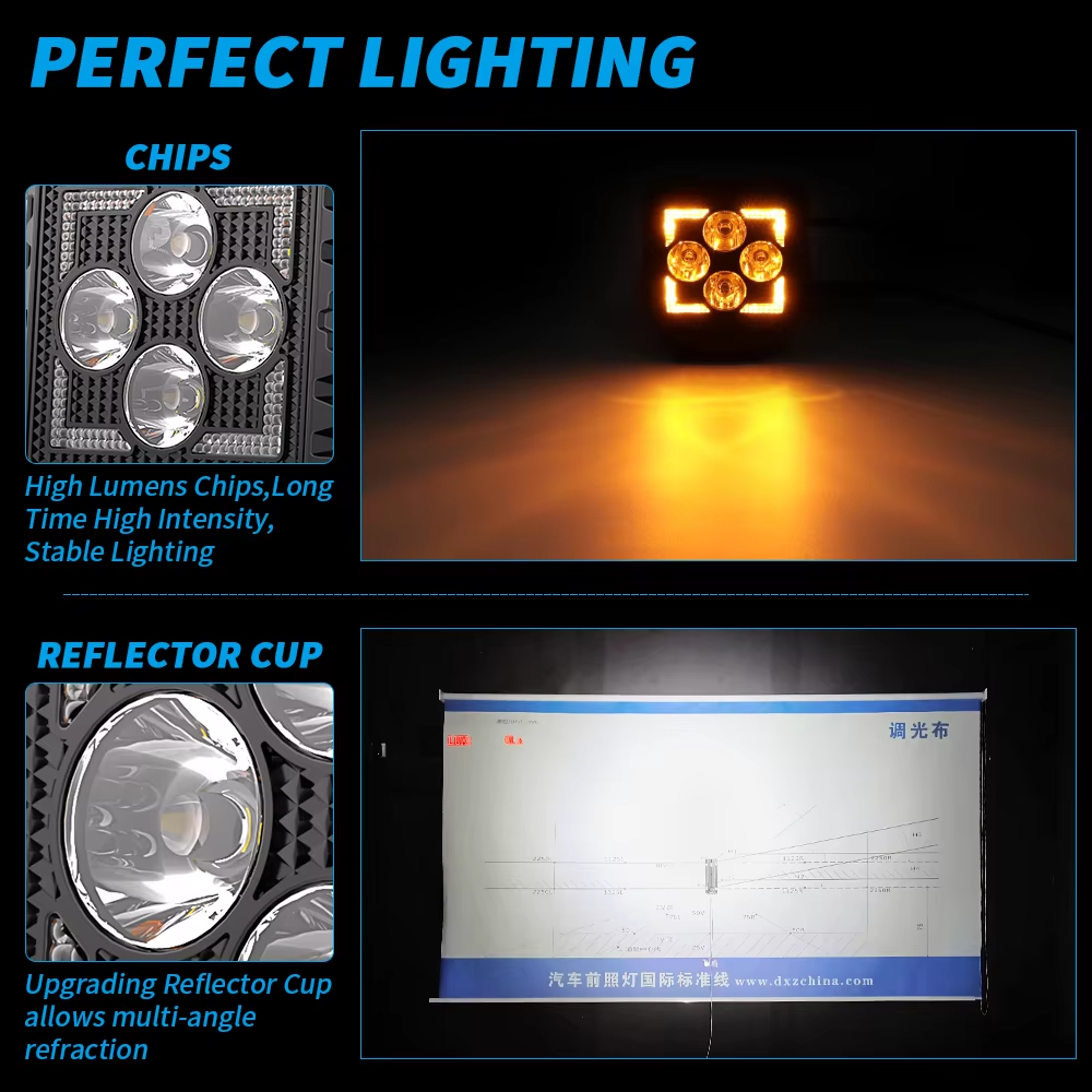 3-Inch Recessed Off-Road Spot Light Kit with DRL 3
