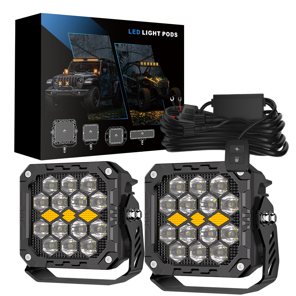 4-Inch 14-Lens LED Spot Light Kit